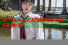 国产糖心vlog女演员独家揭秘平台超强互动体验