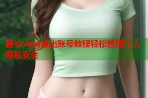 糖心vlog退出账号教程轻松管理个人隐私安全