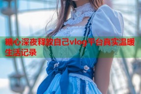 糖心深夜释放自己vlog平台真实温暖生活记录