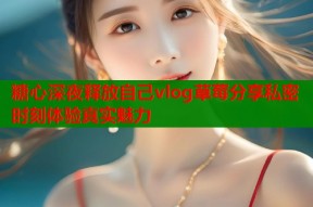 糖心深夜释放自己vlog草莓分享私密时刻体验真实魅力