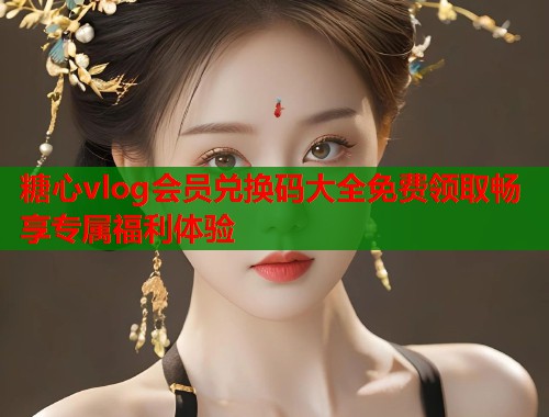 糖心vlog会员兑换码大全免费领取畅享专属福利体验  第1张