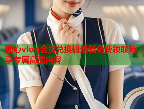 糖心vlog会员兑换码最新免费领取畅享专属高清内容  第1张