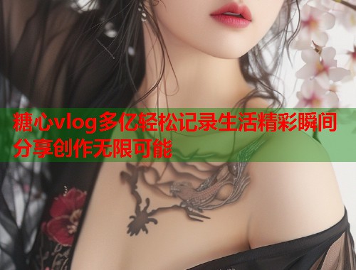 糖心vlog多亿轻松记录生活精彩瞬间分享创作无限可能  第1张