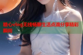 糖心vlog无线畅聊生活点滴分享精彩瞬间