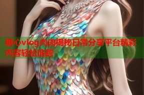 糖心vlog肉肉揭秘日常分享平台精彩内容轻松追踪