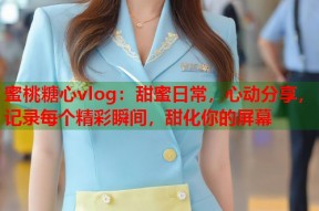 蜜桃糖心vlog：甜蜜日常，心动分享，记录每个精彩瞬间，甜化你的屏幕