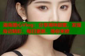 湖南糖心Vlog：分享湘味甜蜜，发现身边精彩，每日更新，等你来撩
