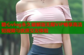 糖心vlog永久破解版无限VIP畅享高清短视频与优质交友体验