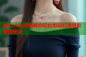 糖心vlog老师教你轻松剪辑打造爆款视频秘诀