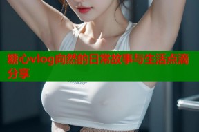 糖心vlog向然的日常故事与生活点滴分享