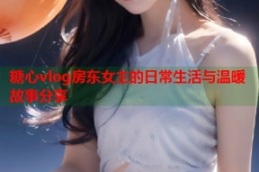 糖心vlog房东女主的日常生活与温暖故事分享