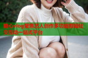 糖心vlog聚焦艺人创作多功能剪辑社交互动一站式平台