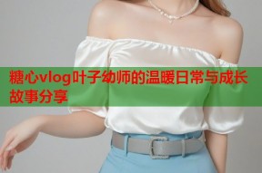 糖心vlog叶子幼师的温暖日常与成长故事分享
