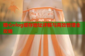 糖心vlog缓存地址详解与高效管理全攻略