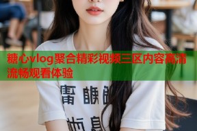 糖心vlog聚合精彩视频三区内容高清流畅观看体验