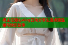桶主任糖心vlog日常分享生活点滴温暖与快乐故事