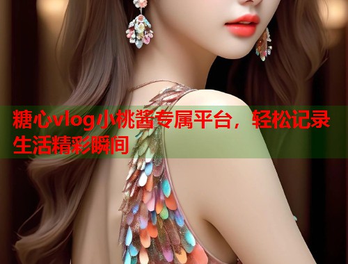 糖心vlog小桃酱专属平台，轻松记录生活精彩瞬间  第1张