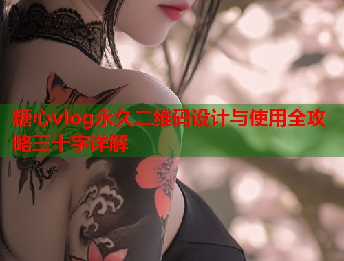 糖心vlog永久二维码设计与使用全攻略三十字详解  第1张