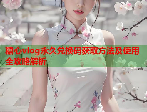 糖心vlog永久兑换码获取方法及使用全攻略解析  第1张