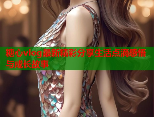 糖心vlog最新精彩分享生活点滴感悟与成长故事  第1张