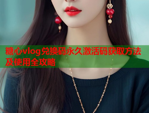 糖心vlog兑换码永久激活码获取方法及使用全攻略  第1张