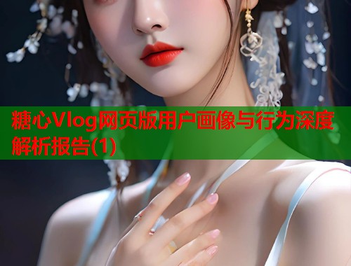 糖心Vlog网页版用户画像与行为深度解析报告(1)  第1张